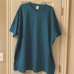 Men’s 4XL Port & Company , Teal short sleeve T shirt, New no Tags.